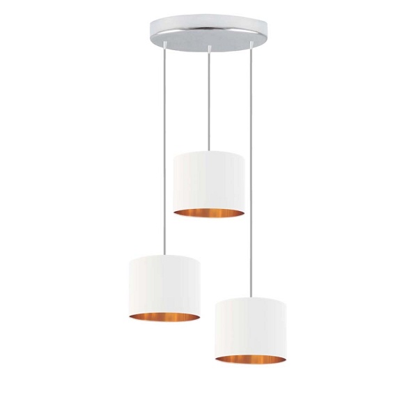 Lampa wisząca do sypialni PUEBLO GOLD  Lysne