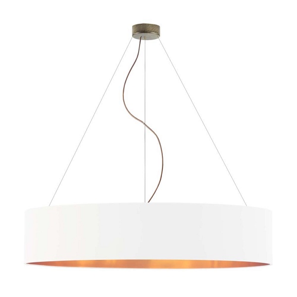 Lampa wisząca do salonu PORTO GOLD fi - 100 cm   Lysne