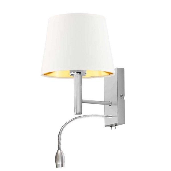 Kinkiet ścienny do salonu AUSTIN GOLD  Lysne