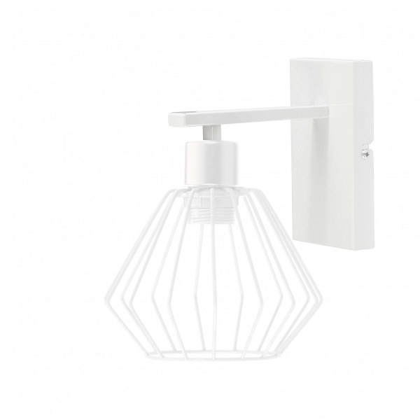 Kinkiet Biały  loftowy FRESNO LOFT  Lysne