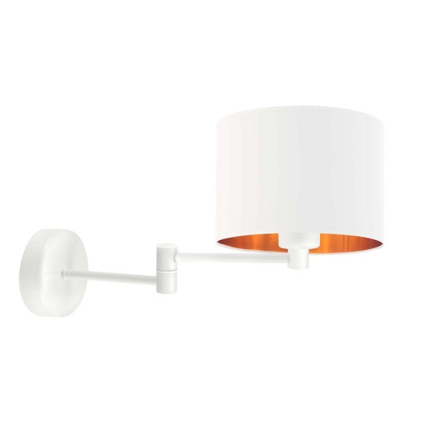 Lampa Nowoczesna  ścienna do sypialni BRAGE GOLD  Lysne