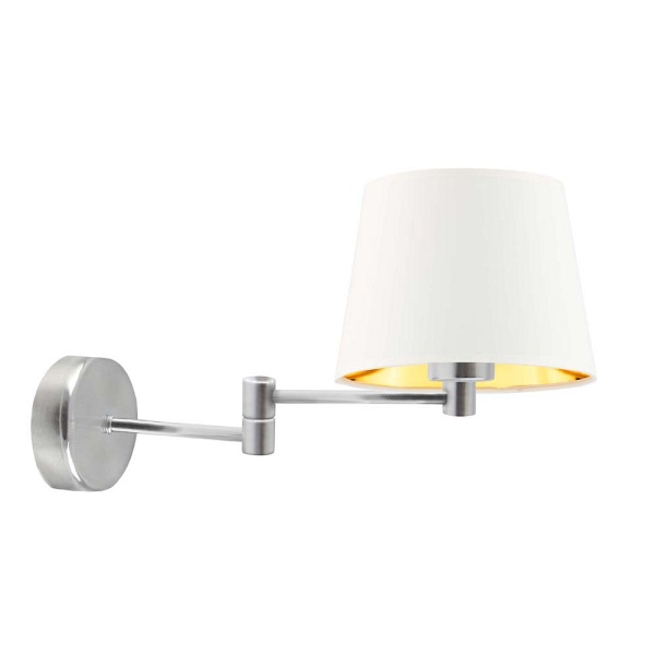 Lampa ścienna na wysięgniku ruchomym LUGO GOLD  Lysne