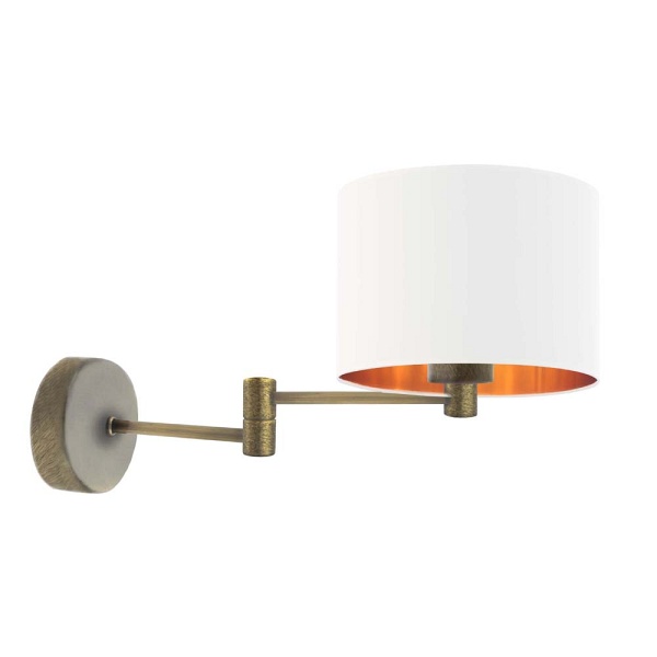 Kinkiet Nowoczesny  do sypialni BRAGE GOLD  Lysne