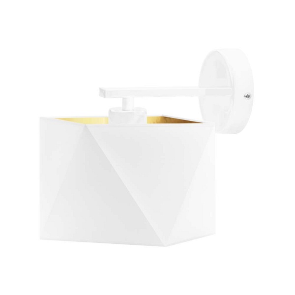 Lampa Biała  ścienna PATNA GOLD  Lysne