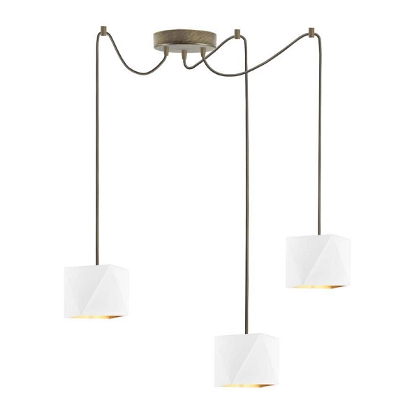 Lampa sufitowa z regulowaną wysokością KANO D3 GOLD  Lysne