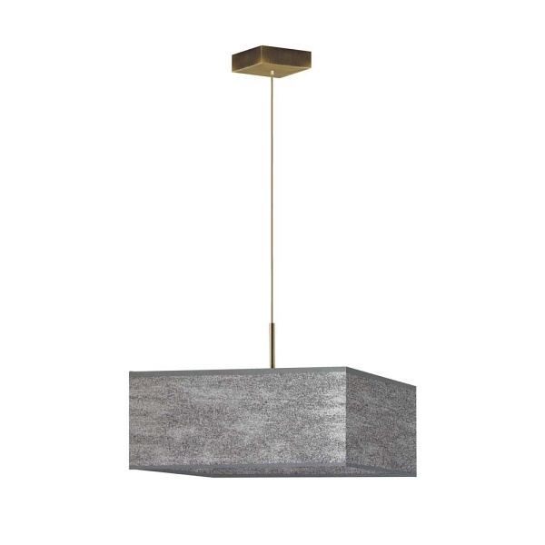 Żyrandol do salonu BOGOTA - kolor szary melanż  Lysne