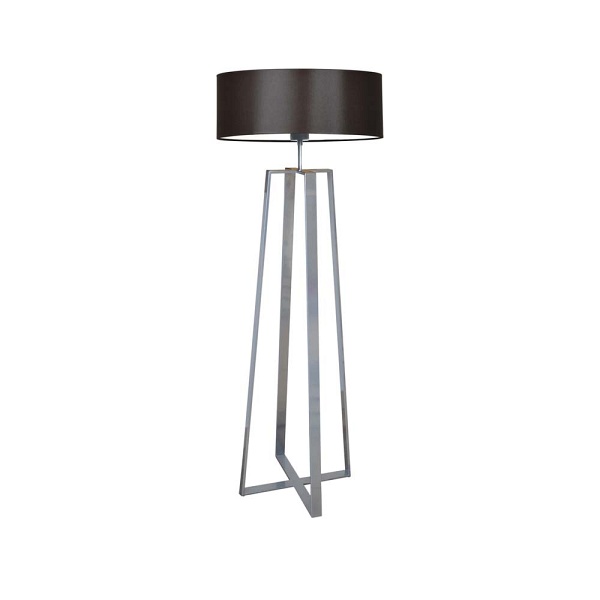 Lampa Brązowa  podłogowa do pokoju dziennego RIJAD  Lysne