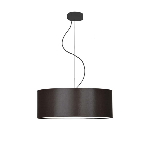 Lampa wisząca z regulacją wysokości HAJFA fi - 50 cm - kolor brązowy  Lysne