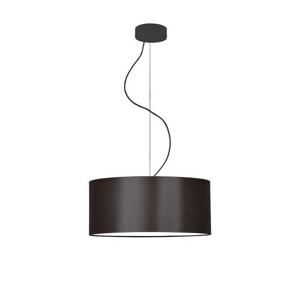 Lampa wisząca do kuchni nad stół HAJFA fi - 40 cm - kolor brązowy  Lysne