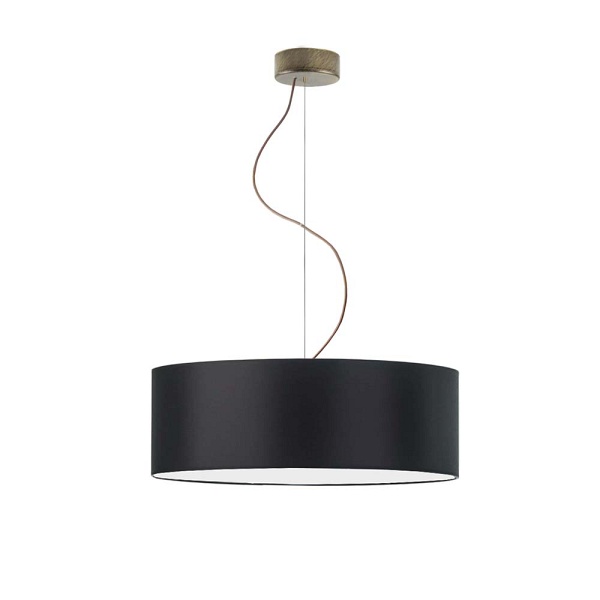 Żyrandol kuchenny HAJFA fi - 50 cm - kolor czarny  Lysne