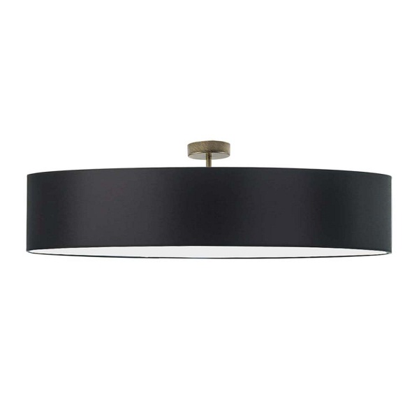 Plafon do jadalni GRENADA fi - 100 cm - kolor czarny  Lysne