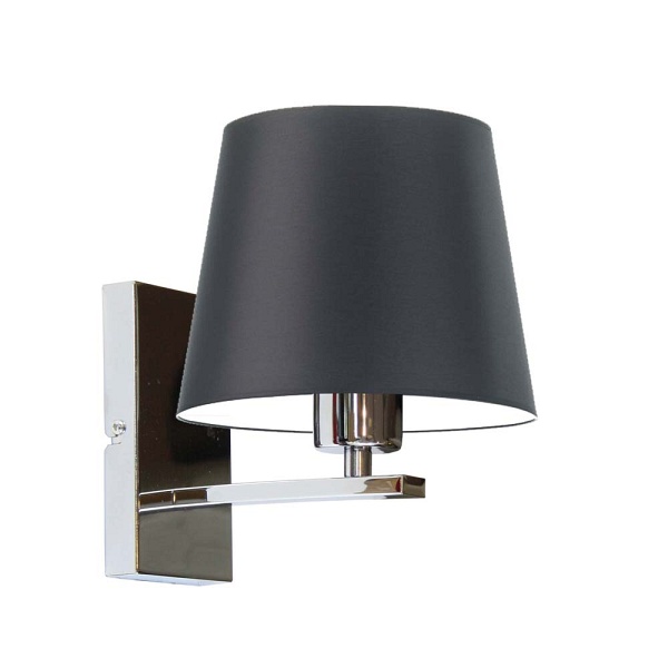 Kinkiet Nowoczesny czarny  HVAR  Lysne