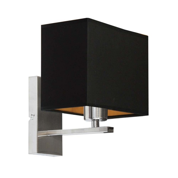 Nowoczesna oprawa ścienna do sypialni MALAGA GOLD  Lysne