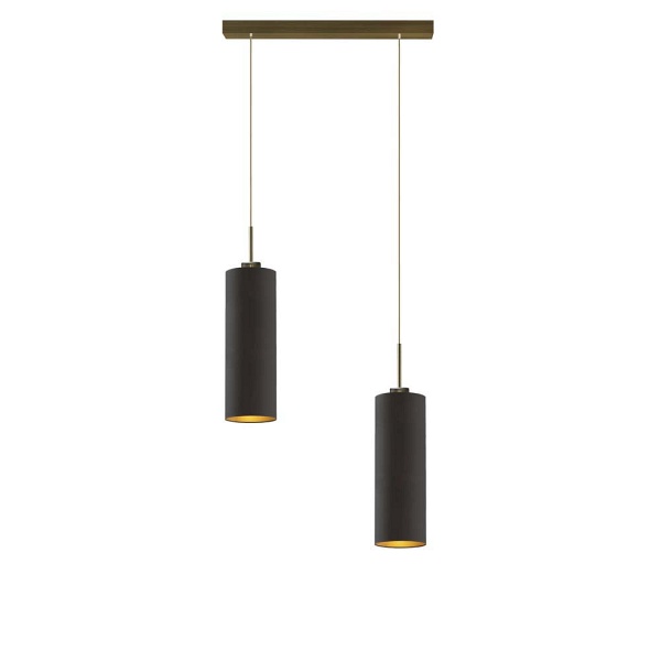 Lampa wisząca do salonu MADERA GOLD  Lysne