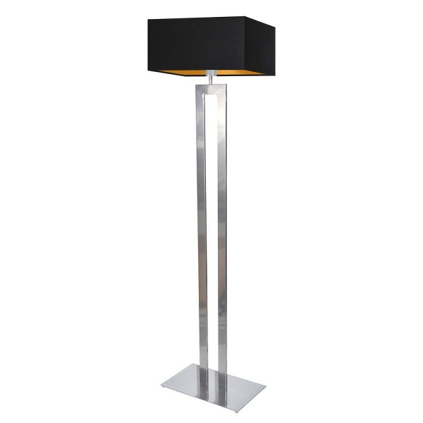 Lampa Czarno złota  stojąca SEUL GOLD  Lysne