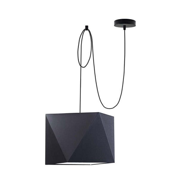 Lampa Czarna  wisząca KANO D1  Lysne