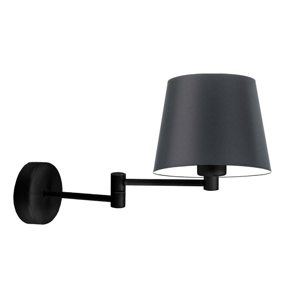 Kinkiet Czarny  w stylu loftowym LUGO   Lysne