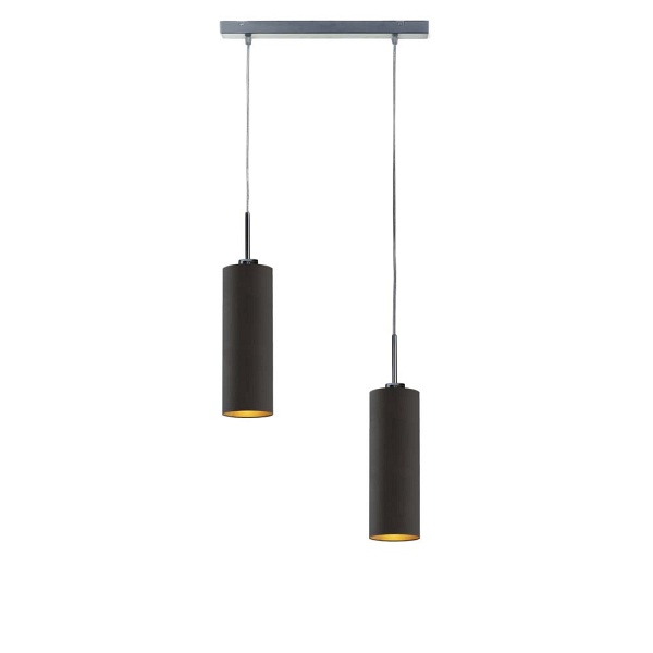 Lampa wisząca do salonu MADERA GOLD  Lysne