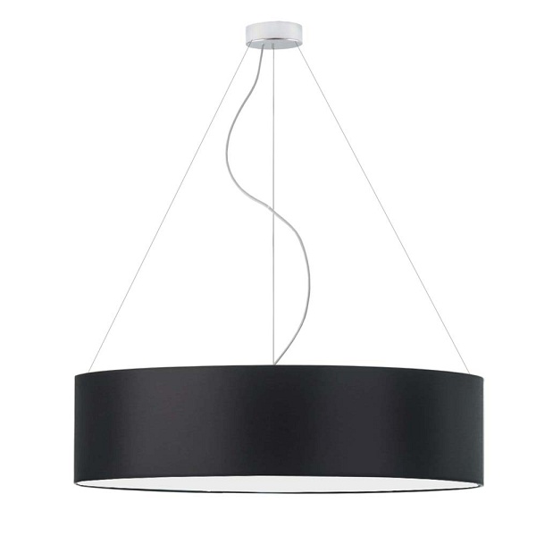 Lampa Czarna  wisząca PORTO fi - 80 cm - kolor czarny  Lysne