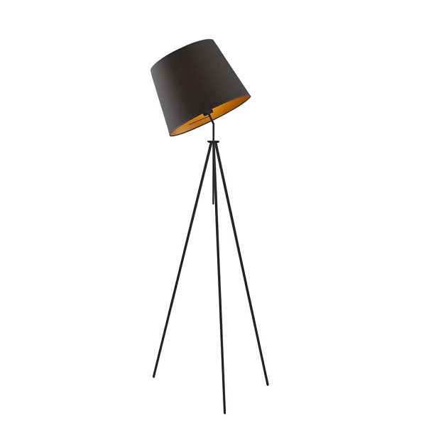 Lampa stojąca typu tripod OSLO GOLD  Lysne