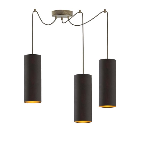 Żyrandol kuchenny VIZELA T3 GOLD  Lysne