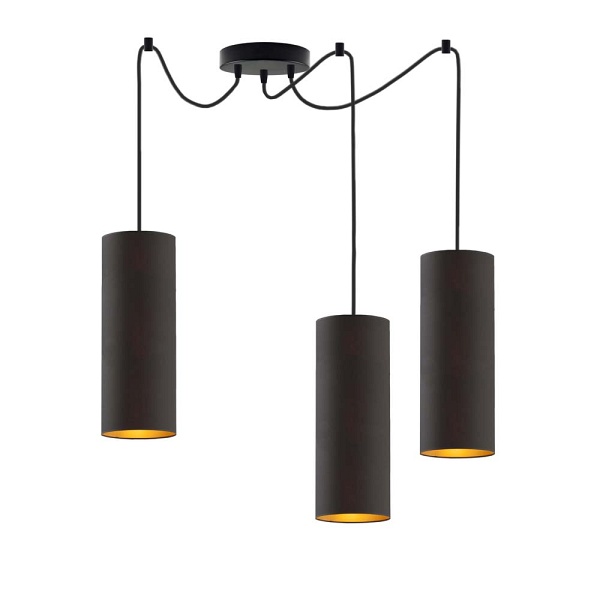 Lampa wisząca z regulacją VIZELA T3 GOLD  Lysne