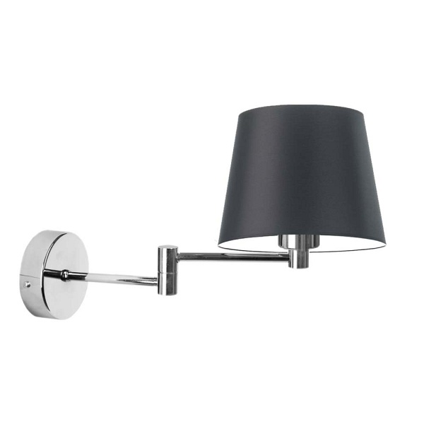 Kinkiet Czarny  w stylu loftowym LUGO   Lysne