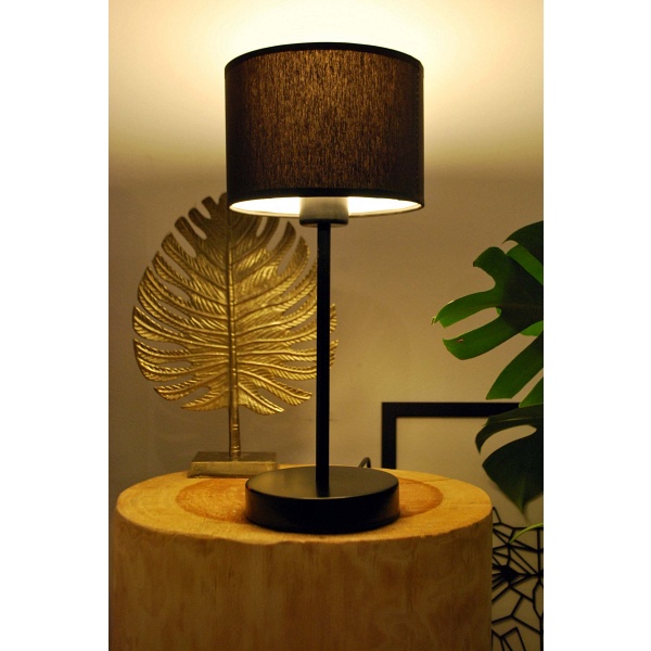 Lampka Czarna  nocna NICEA   Lysne