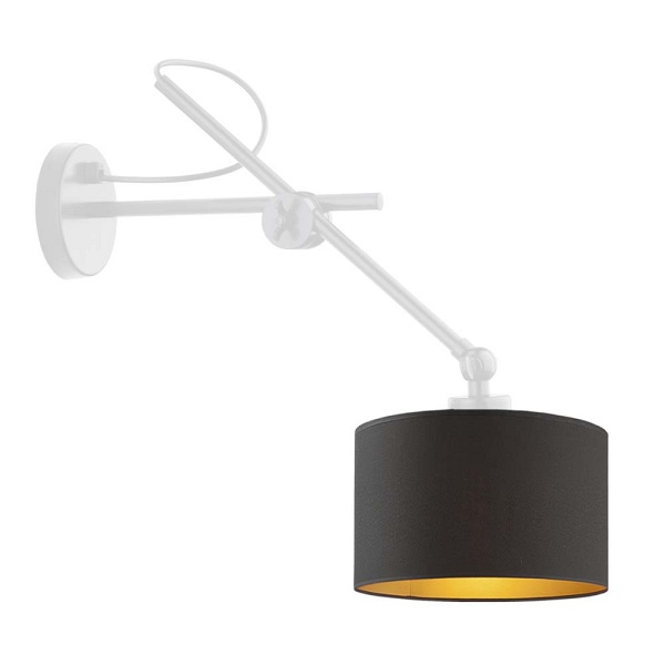 Lampka Nowoczesna  ścienna do sypialni HAMILTON GOLD  Lysne