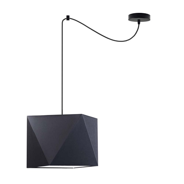 Lampa Czarna  wisząca KANO D1  Lysne