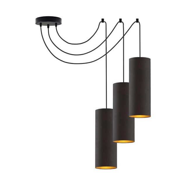 Lampa wisząca do jadalni VIZELA T3 GOLD  Lysne