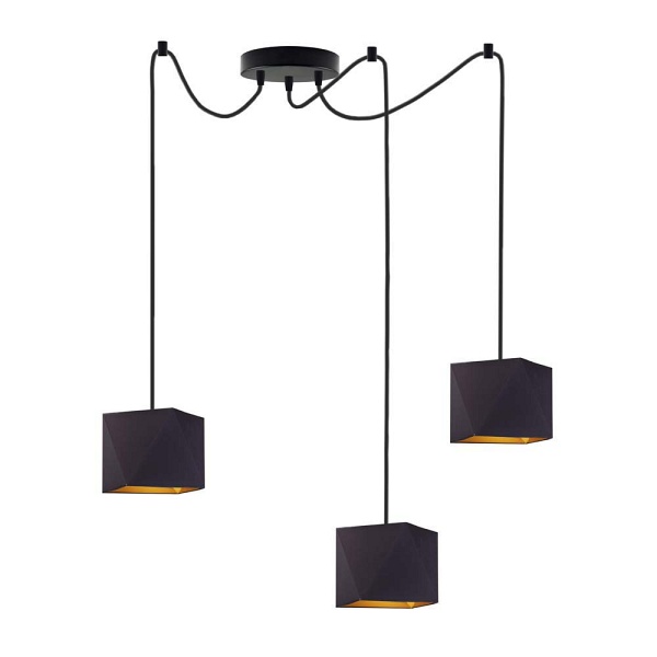 Lampa Wisząca  pająk KANO D3 GOLD  Lysne