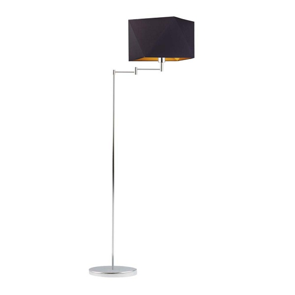Lampa stojąca do salonu SANTIAGO GOLD  Lysne