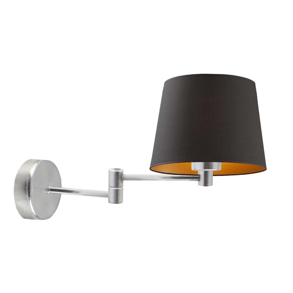 Lampa ścienna na wysięgniku ruchomym LUGO GOLD  Lysne