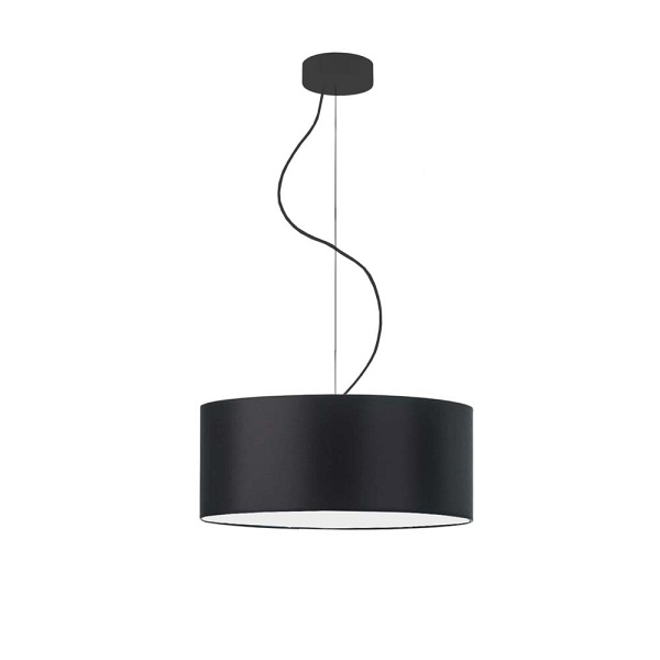 Lampa wisząca z regulacją wysokości HAJFA fi - 40 cm - kolor czarny  Lysne