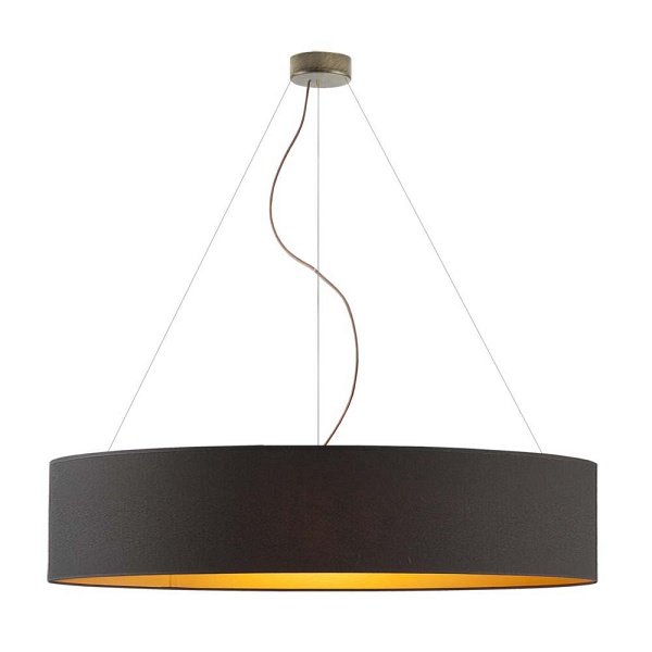 Lampa wisząca do salonu PORTO GOLD fi - 100 cm   Lysne