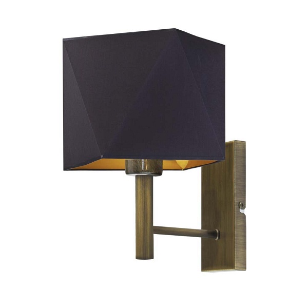 Kinkiet ścienny salonowy MEDAN GOLD  Lysne