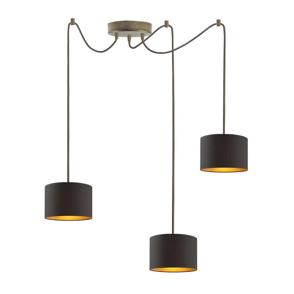 Żyrandol Nowoczesny żyrandol pająk WAIKIKI W3 GOLD  Lysne