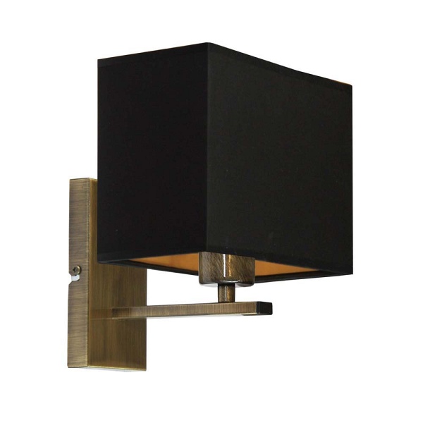 Kinkiet Prostokątny  MALAGA GOLD  Lysne