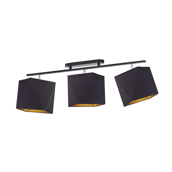 Plafon Nowoczesny  salonowy DETROIT GOLD  Lysne