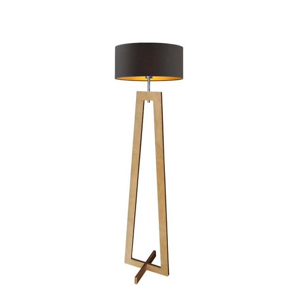 Oświetlenie podłogowe do salonu BALI GOLD  Lysne