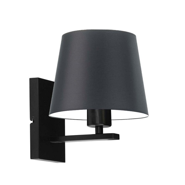 Kinkiet Nowoczesny czarny  HVAR  Lysne