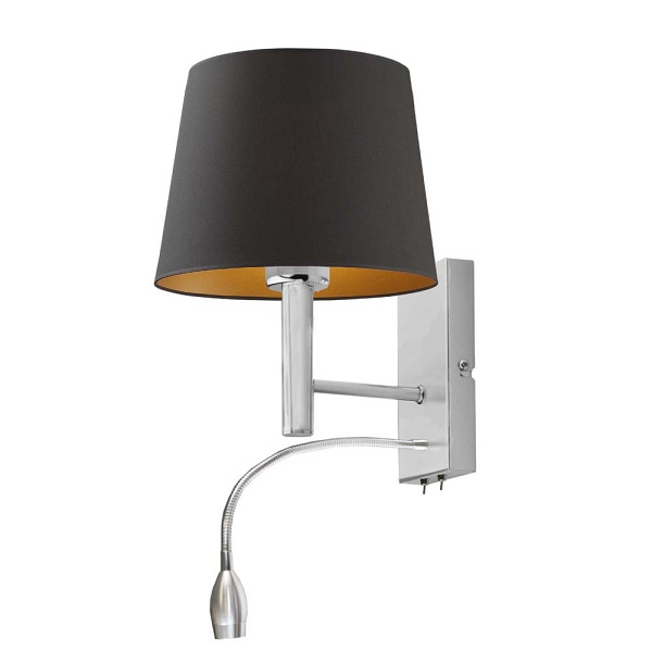 Kinkiet ścienny do salonu AUSTIN GOLD  Lysne