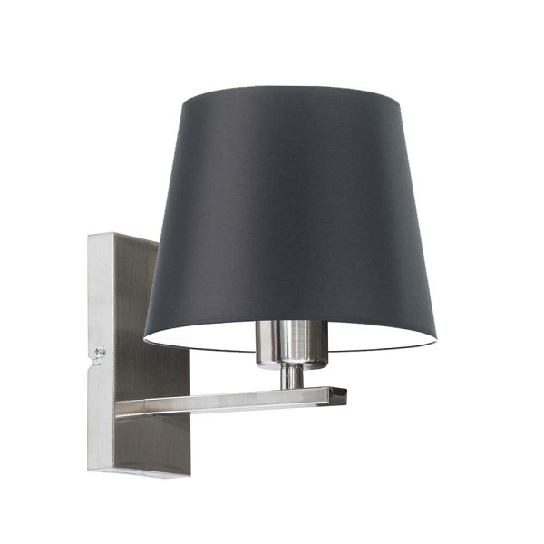 Kinkiet Nowoczesny czarny  HVAR  Lysne