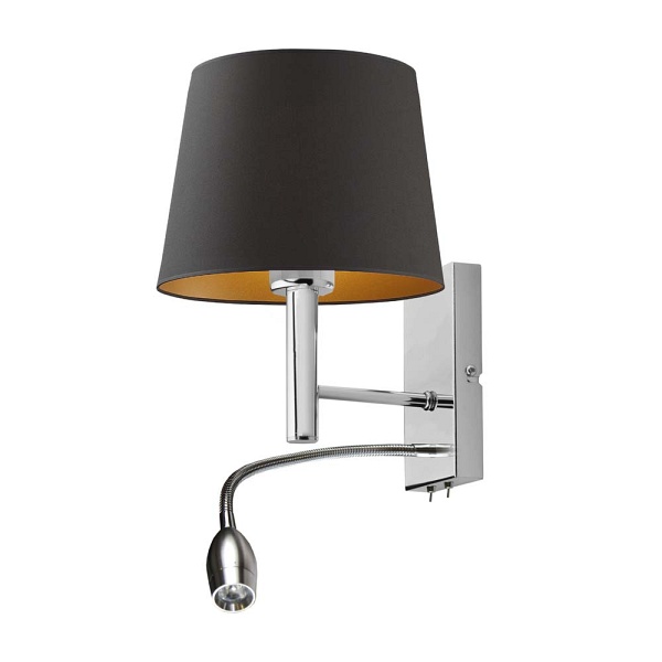 Kinkiet na ścianę do biura AUSTIN GOLD  Lysne