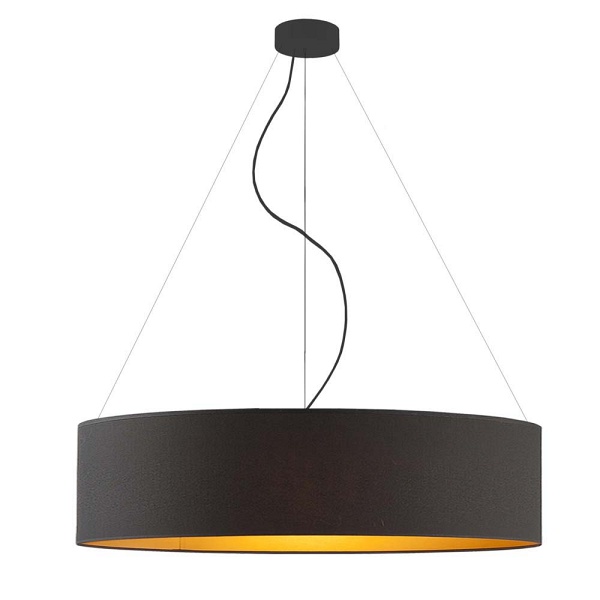 Lampa wisząca nad stół PORTO GOLD fi - 80 cm   Lysne