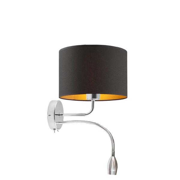 Kinkiet do pokoju na ścianę CAPRI GOLD  Lysne