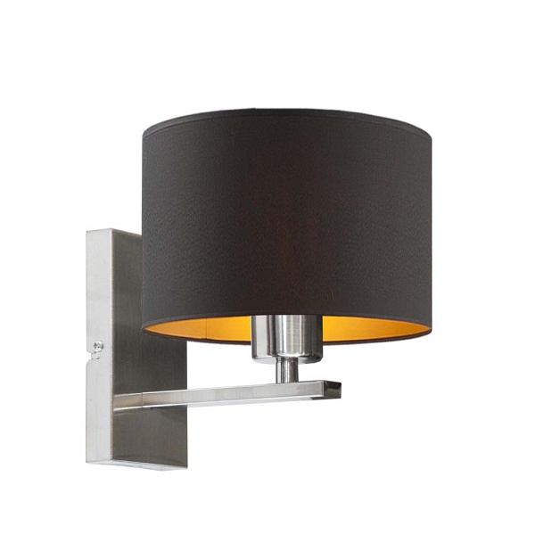 Kinkiet do pokoju na ścianę ELVORA GOLD  Lysne