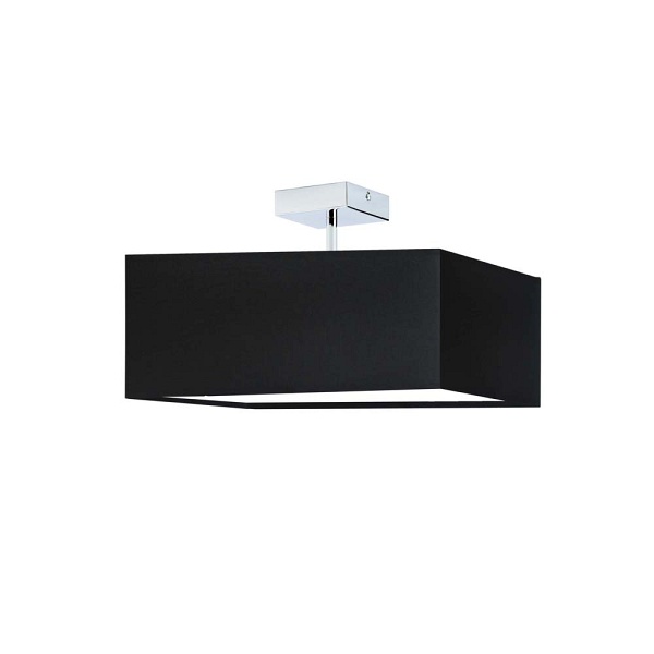 Żyrandol do sypialni ALBA - kolor czarny  Lysne