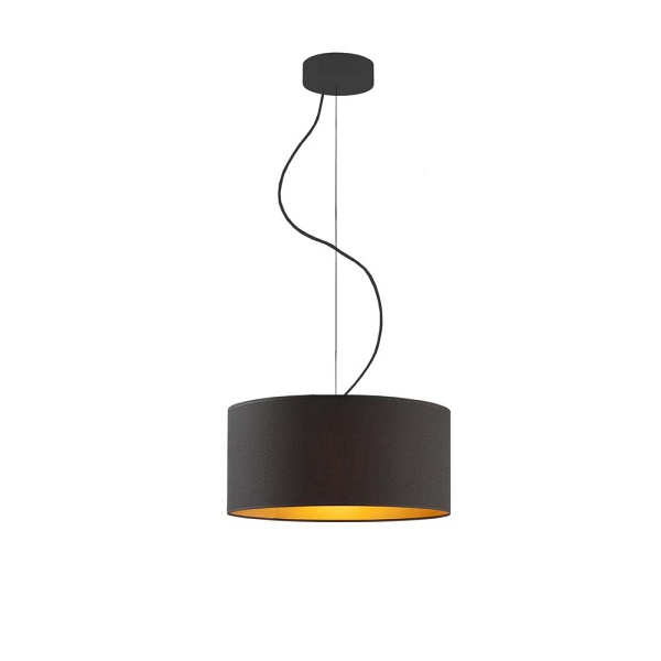 Lampa wisząca do salonu HAJFA GOLD fi - 30 cm  Lysne